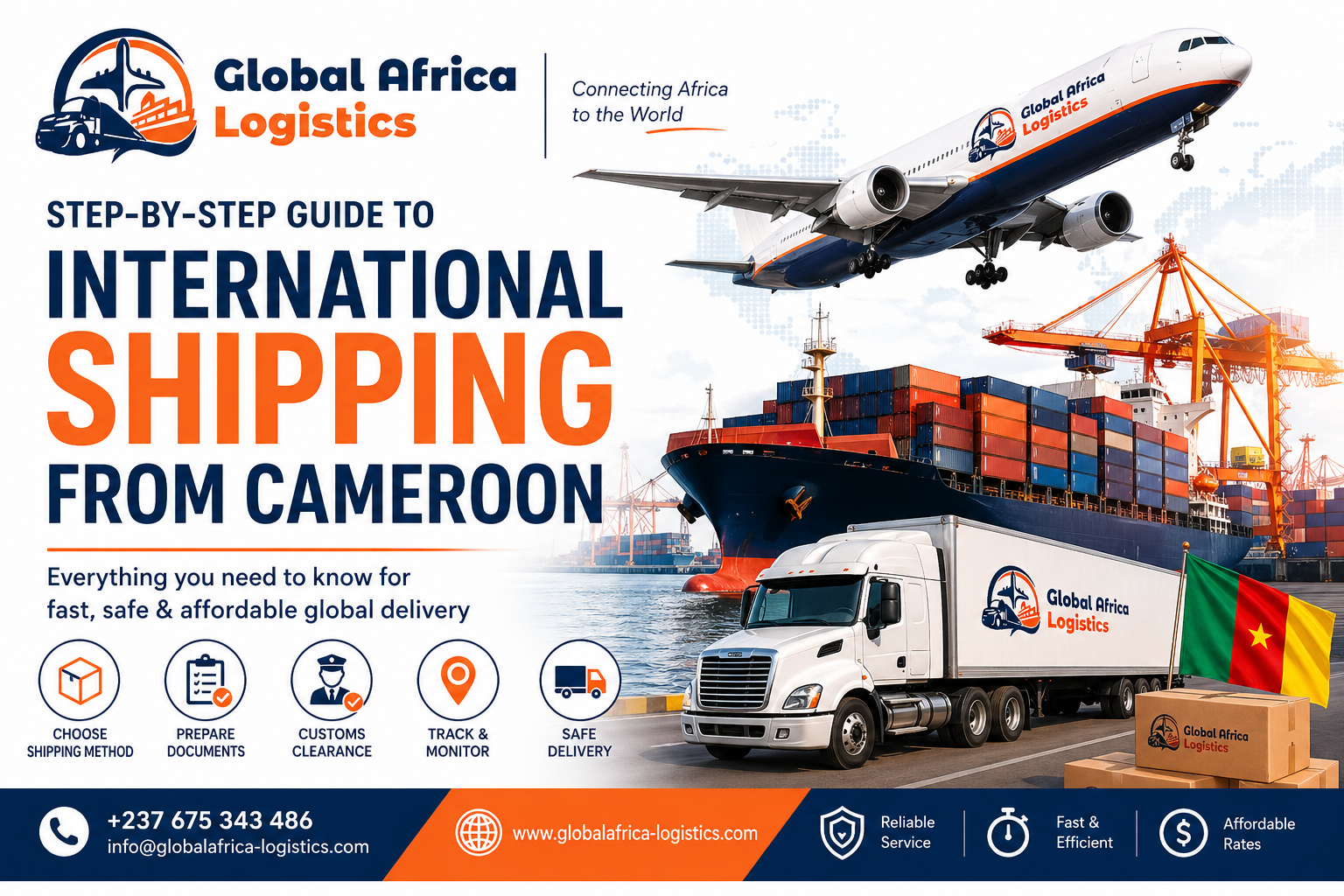 Step-by-Step Guide to International Shipping from Cameroon (2026 Complete Guide)