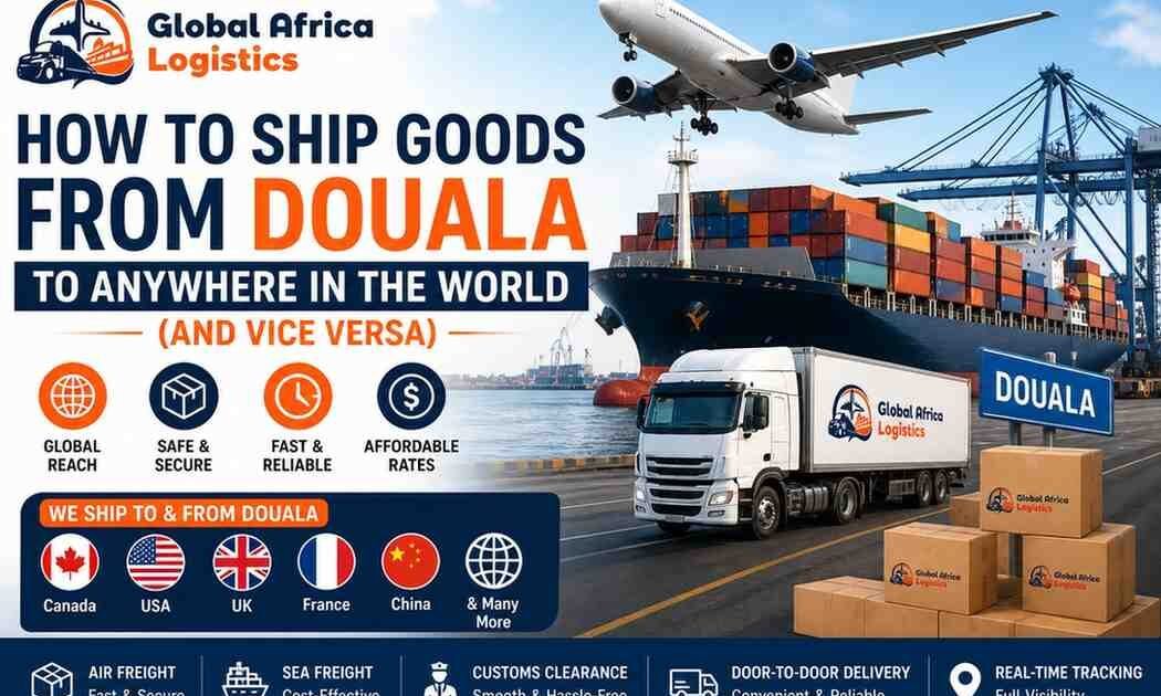  Shipping from Douala to anywhere in the world