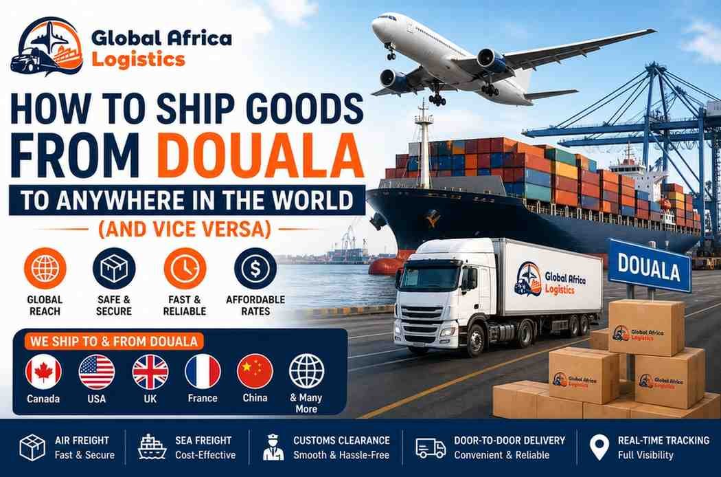  Shipping from Douala to anywhere in the world