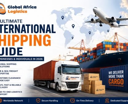 International Shipping Guide by GAL showing global cargo logistics